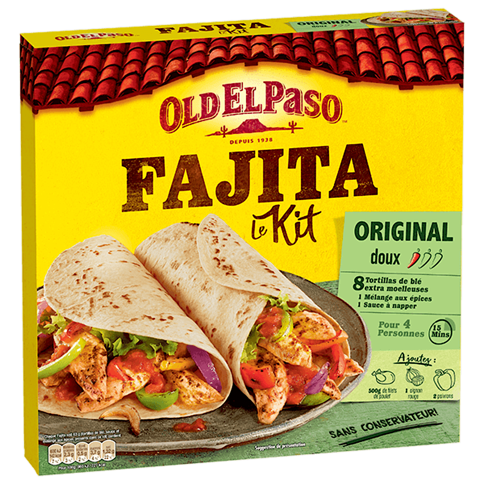 Old El Paso Mildes Original-Fajita-Set